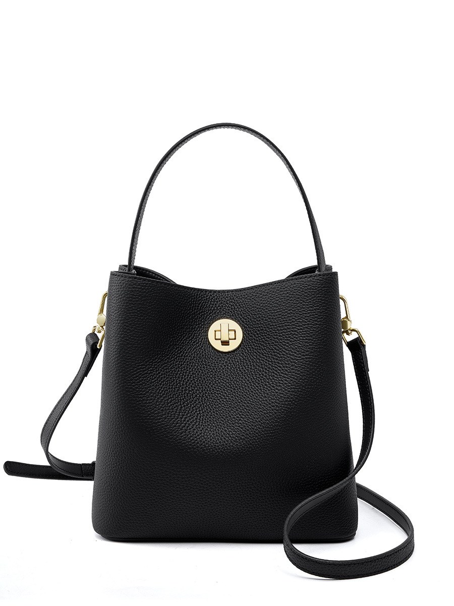 Product image 6 of Minimal Leather Bucket Crossbody Bag for wholesale handbag buyers