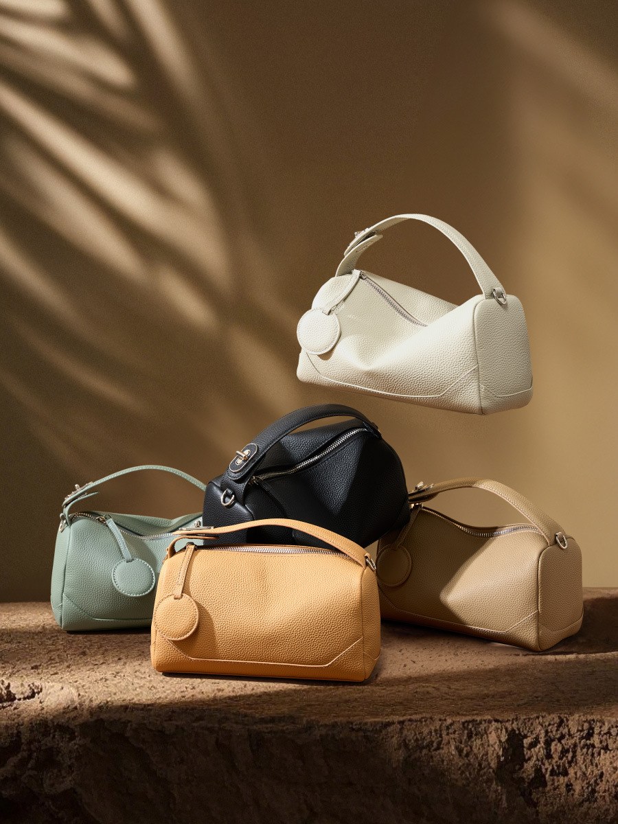 Product image 6 of Soft Togo Leather Boston Crossbody Bag for wholesale handbag buyers