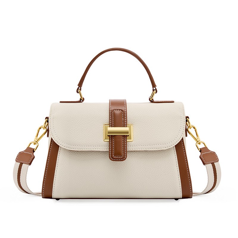 Product image 7 of Structured Leather Top Handle Crossbody Bag for wholesale handbag buyers