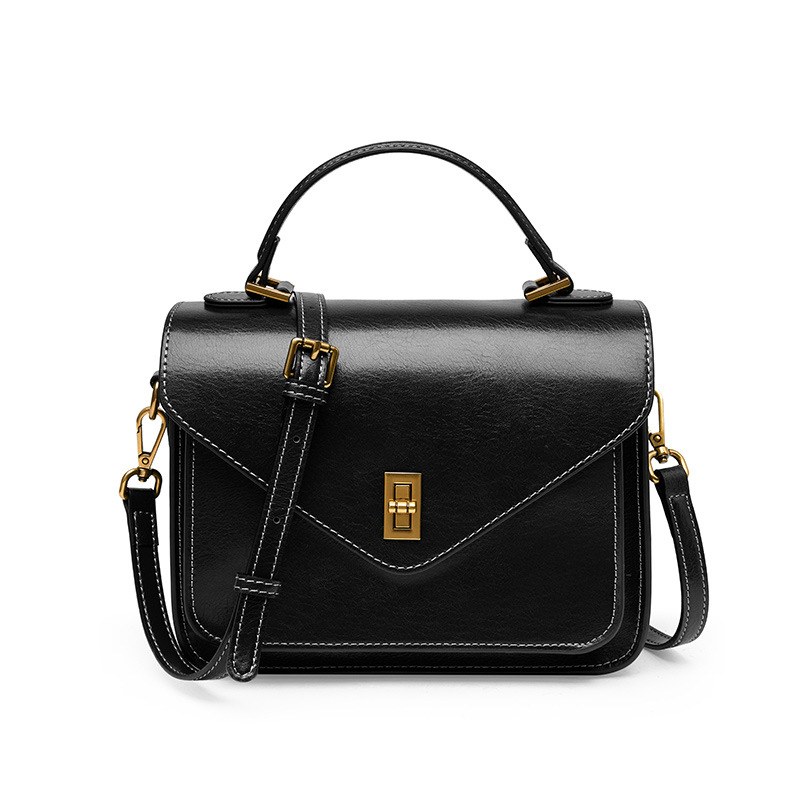 Product image 7 of Vintage Leather Satchel Crossbody Bag for wholesale handbag buyers