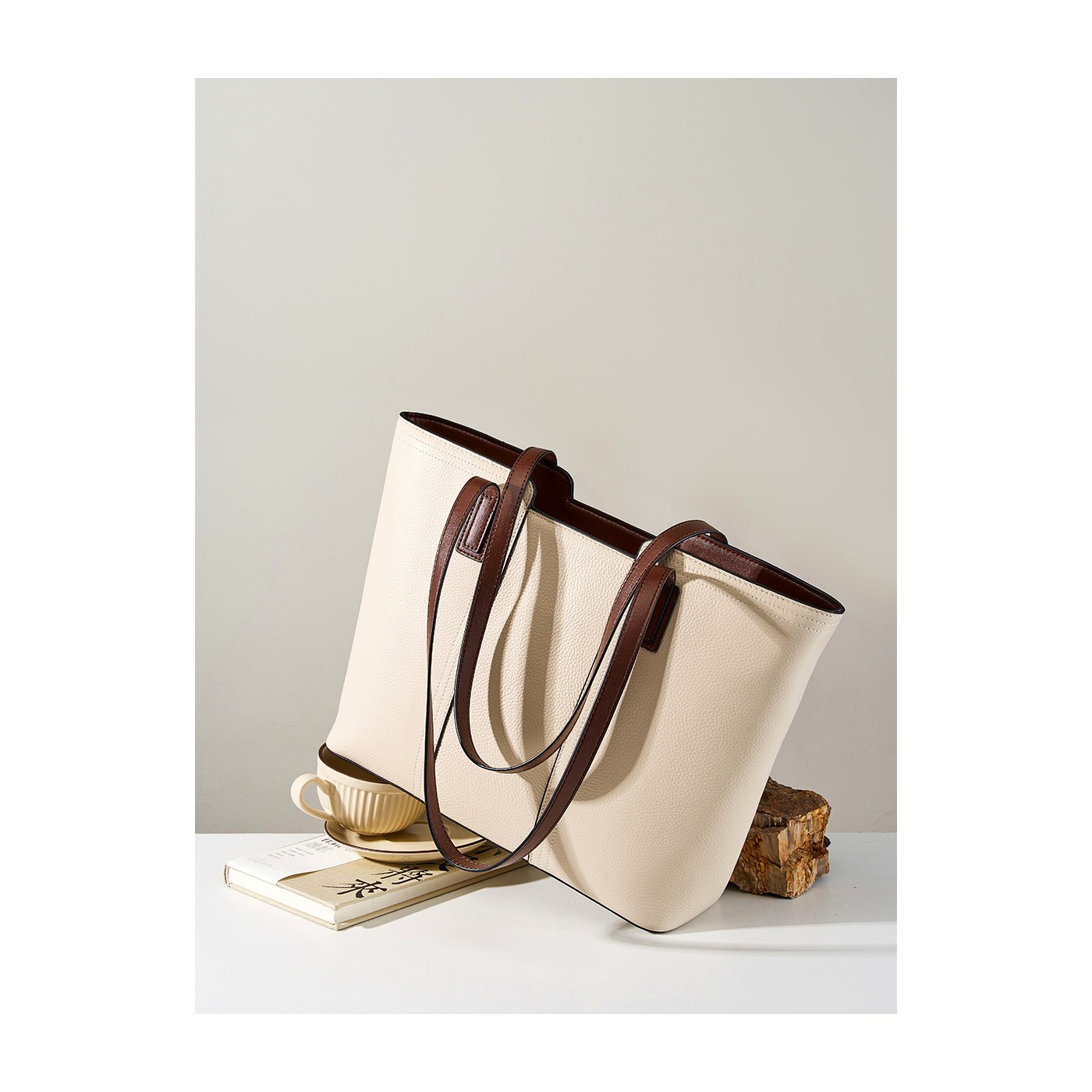 Product image 5 of Large Leather Commuter Tote Bag for wholesale handbag buyers
