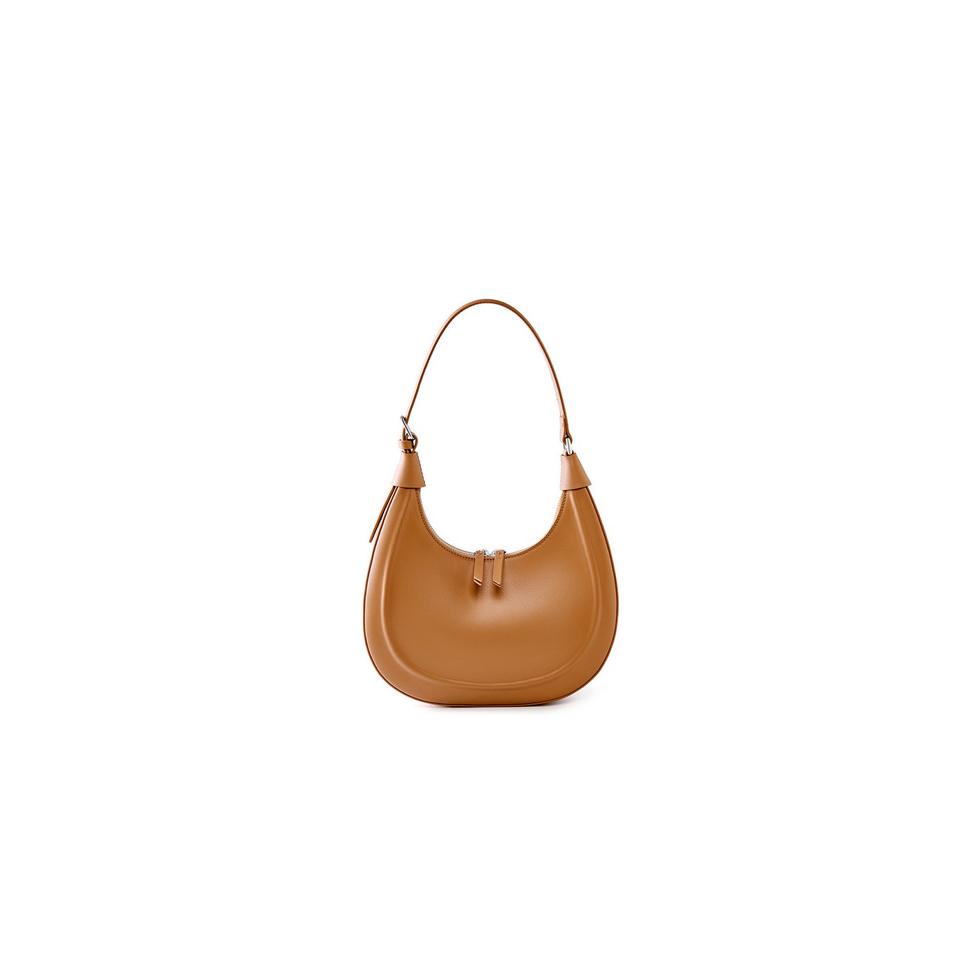 Product image 8 of Smooth Leather Half Moon Shoulder Bag for wholesale handbag buyers