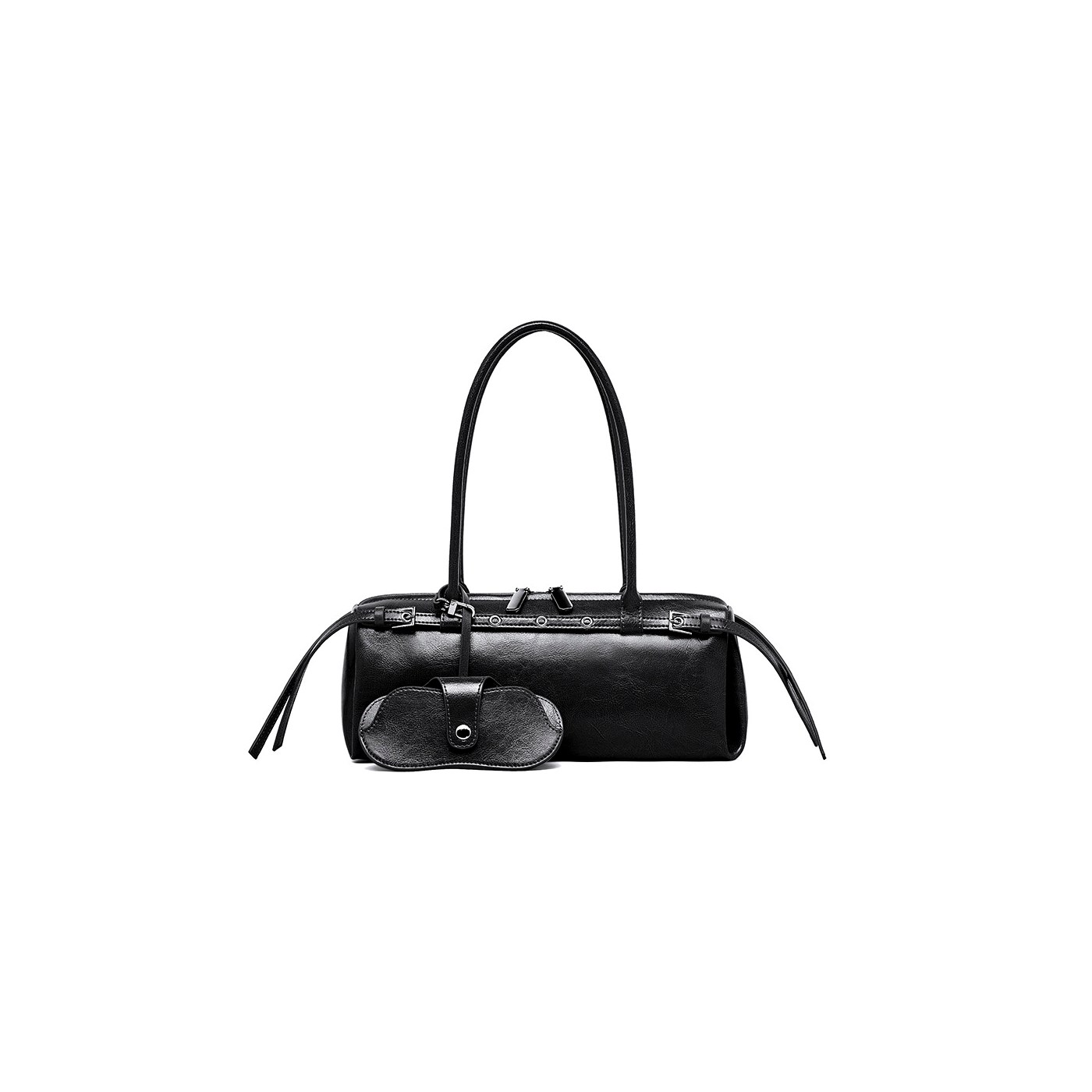 Product image 8 of Vintage Leather Belted Baguette Bag for wholesale handbag buyers