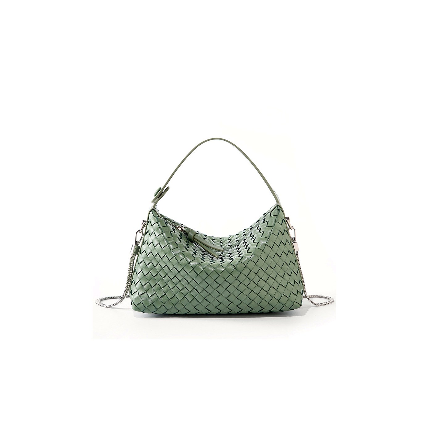 Product image 7 of Woven Sheepskin Dumpling Shoulder Bag for wholesale handbag buyers