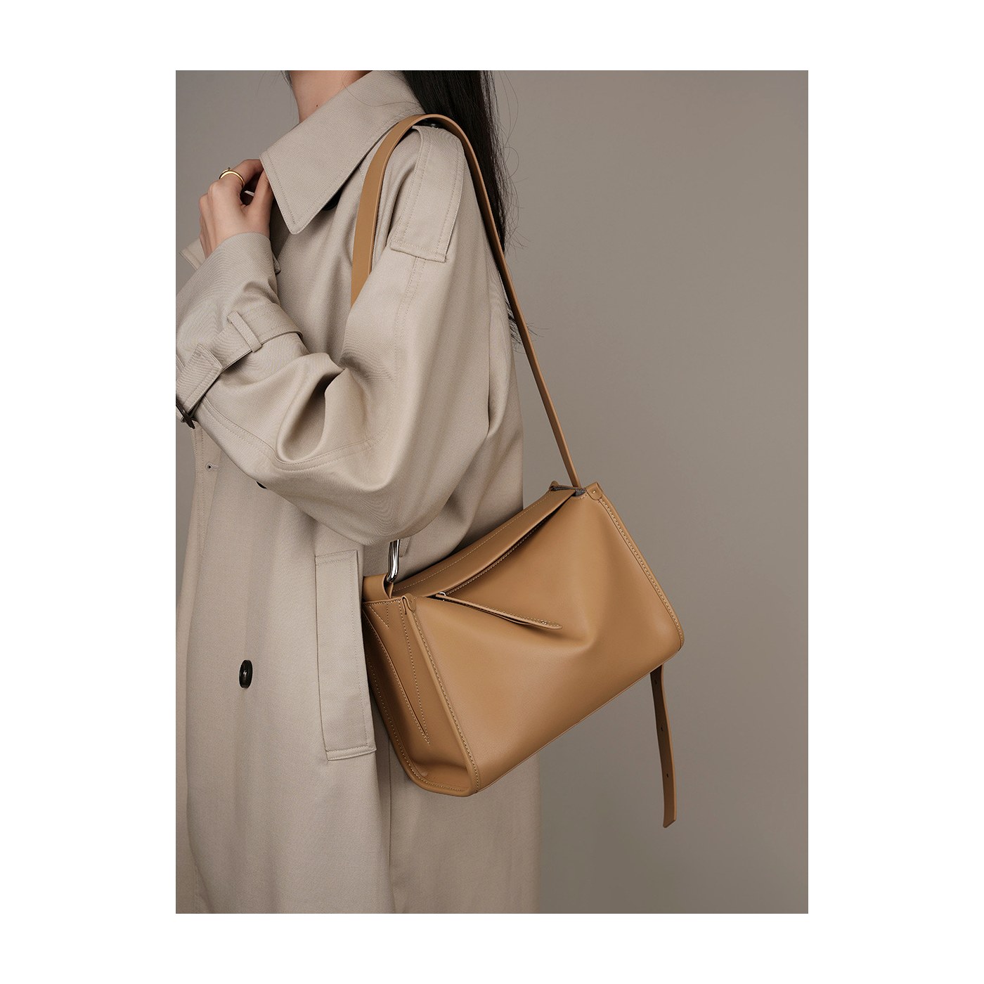 Product image 3 of Soft Leather Pillow Shoulder Bag for wholesale handbag buyers