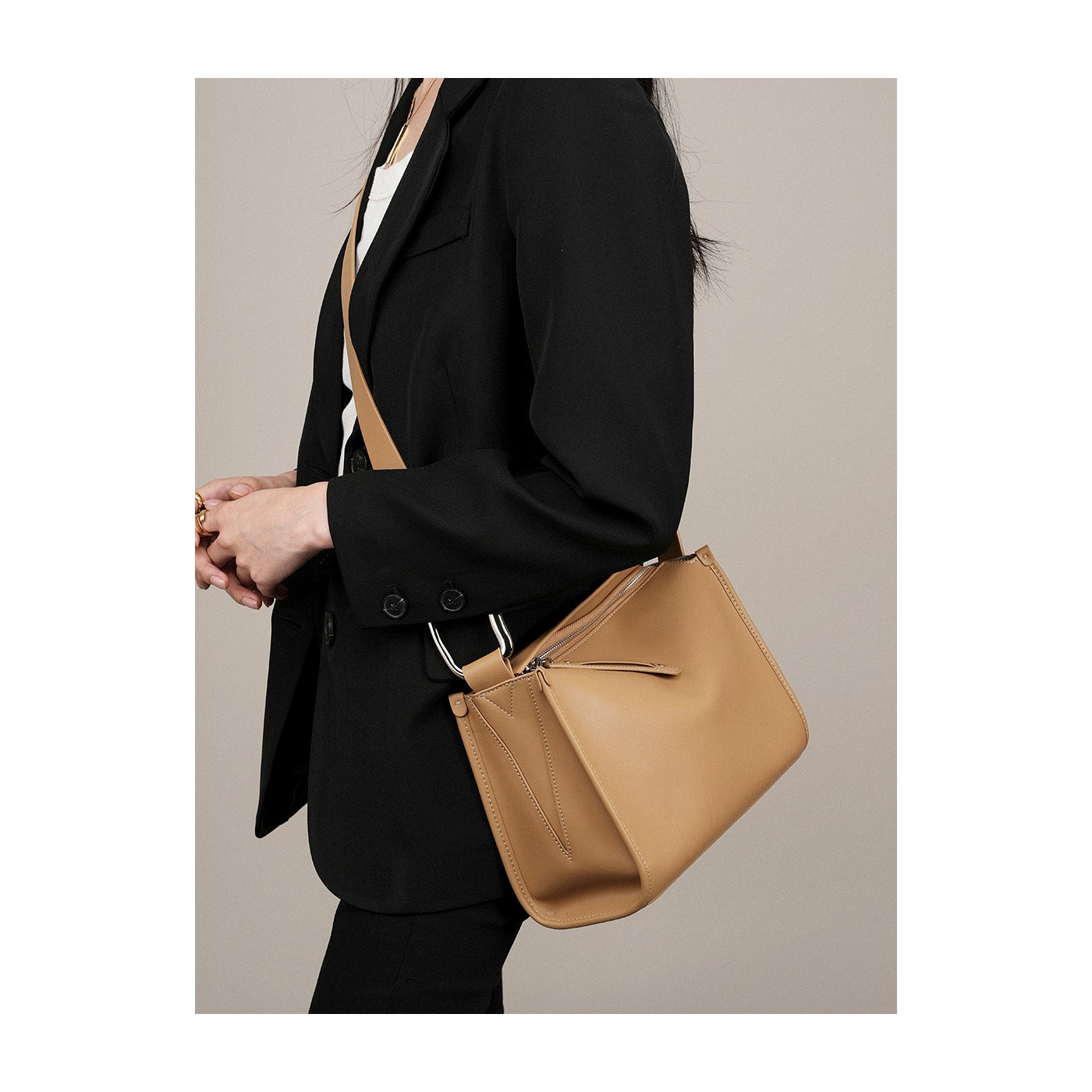 Product image 4 of Soft Leather Pillow Shoulder Bag for wholesale handbag buyers