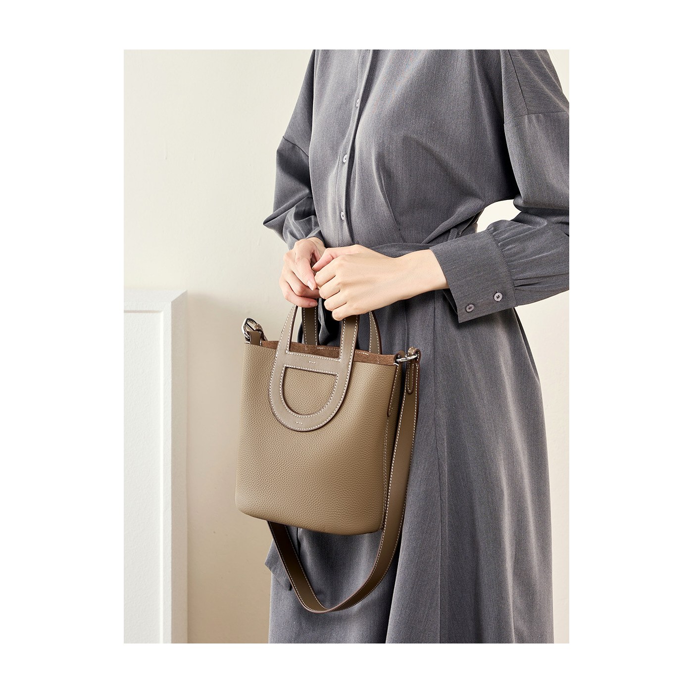Product image 2 of Togo Leather Basket Bucket Bag for wholesale handbag buyers