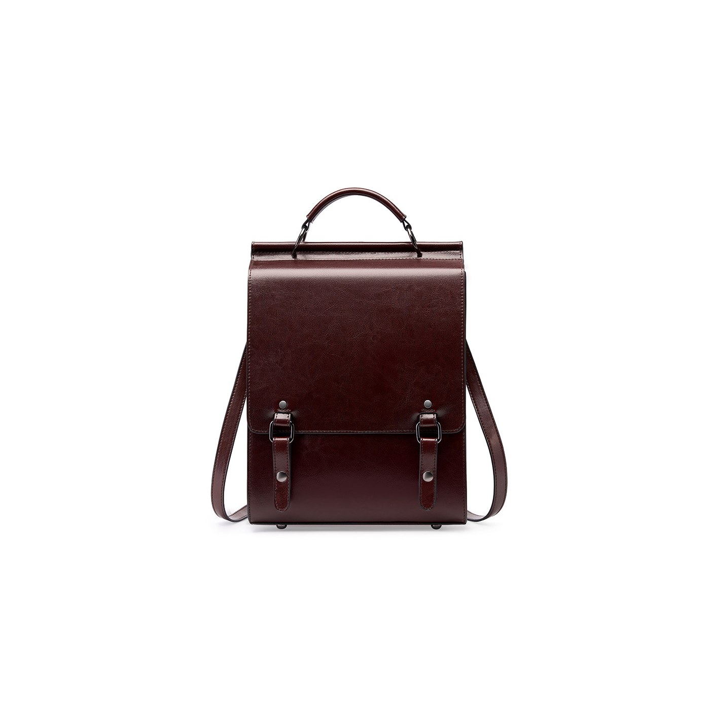 Product image 6 of Vintage Leather Convertible Backpack for wholesale handbag buyers