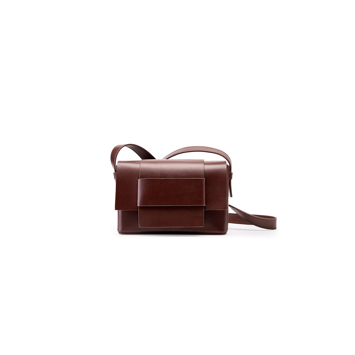 Product image 6 of Woven Leather Square Crossbody Bag for wholesale handbag buyers
