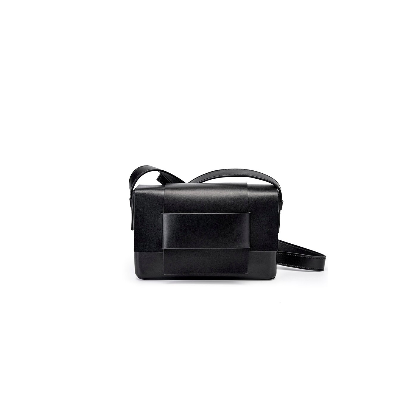 Woven Leather Square Crossbody Bag product image