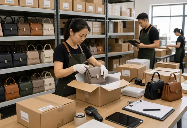 Ready stock packages prepared for fast shipment