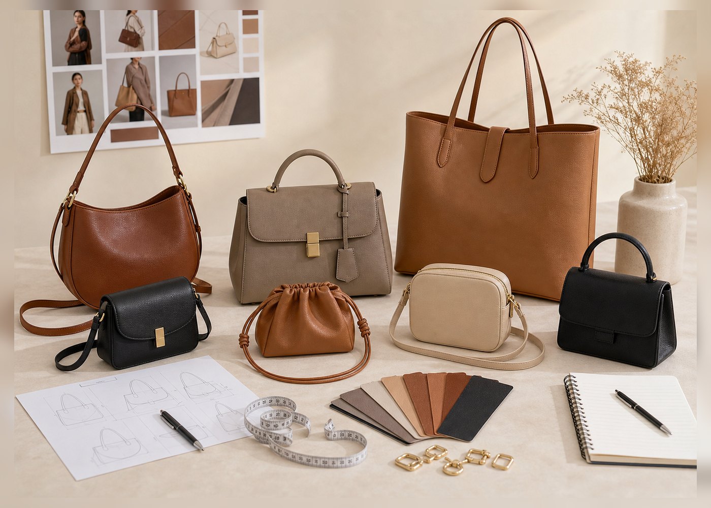 Premium tote handbag featured in CHRISTORI catalog preview